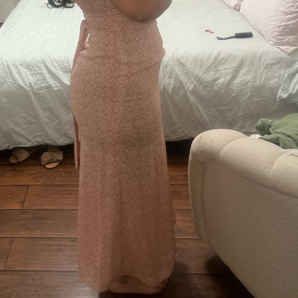 Vintage Scott McClintock long maxi dress with floral detail size 6 - Picture 6 of 13